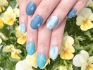 持ち込みバイカラーネイル！