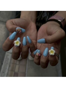 ネイルクイーン(Nail Queen)/サマーネイル¥4900♪