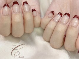 ボルドー/フレンチネイル
