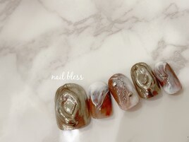 ニュアンスマーブリングミラー！