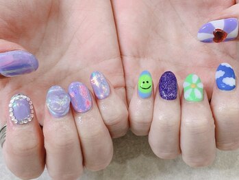 プライズアイリス アイラッシュ 池袋東口店(prize Iris eyelash)/ゴテゴテうるうるネイル【池袋】