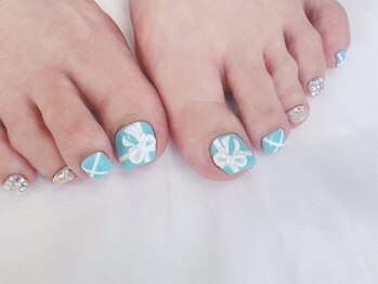 ネイルエルーシェ 立川店(Nail Ercher)/Tiffany foot nail 