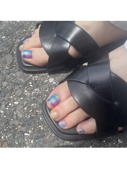 【FOOT】夏のフットネイル