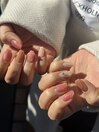 ニュアンスピンクネイル