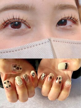 ランテテスマッジ(Rantete smudge)の写真/ネイルとまつげの同時施術OK☆指先から目元まで理想の美を全て叶えます！仕事や家事が忙しい方におすすめ♪