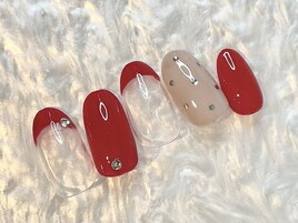 トレンド　赤フレンチ