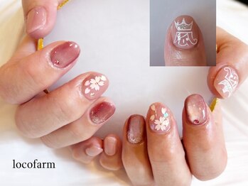 ロコ ファーム(loco farm)/ライブロゴネイル×定額デザイン