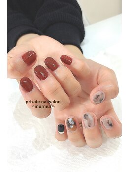 プライベート ネイルサロン マーマ(murmur)/アシメネイル
