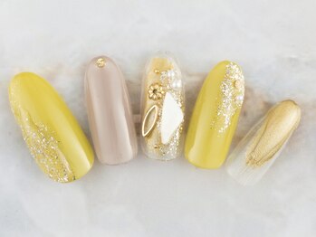 ネイルプラザ 河原町OPA店(NAIL PLAZA)/ピスタチオニュアンスネイル