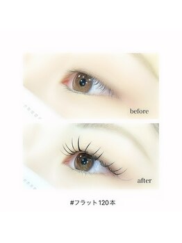 アイラッシュ ネイル バイ キララ(eyelash nail by KIRARA)/フラット120本