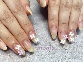 サロン ド モモ(salon de momo)/上嶋担当　カラグラにリボン