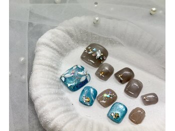 ネイル バズ(NAIL BUZZ)/フット選べるゴージャスアート