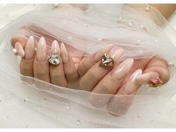 ガーデンネイル(Garden Nail)/チップ長さだしシンプル