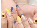 ゴテゴテ夏ネイル
