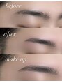 トウキョウ ベイブ 池袋店(TOKYO BABE)&nbsp;韓国風メンズ眉before→after→makeup
