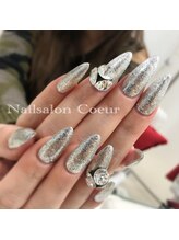 ネイルサロン クール(Nailsalon Coeur)/シルバーネイル