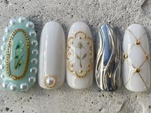 フリークネイル(FREAK Nail)/ブローチ花アンティーク ¥14000