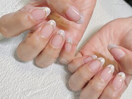 オーロラフレンチネイル