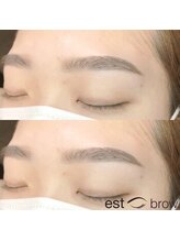 エストブロウ 麻布十番店(est brow)/眉毛 アイブロウ 間引き