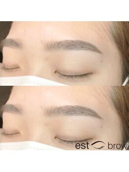 エストブロウ 麻布十番店(est brow)/眉毛 アイブロウ 間引き