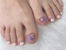 【オフ無料】FOOT/やり放題☆¥8,980 ＃フットネイル＃持ち込みOK＃ニュアンス