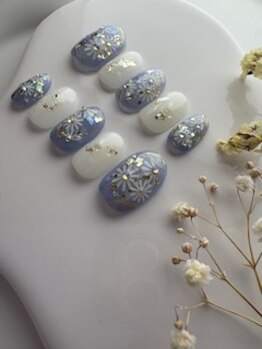 ブライダルオーダーネイルチップ