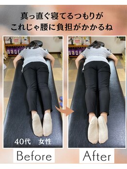 ウェルビーイング整体院 水戸赤塚店(wellbeing整体院)/Before After