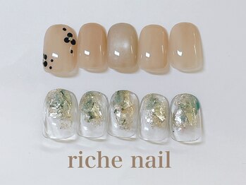 リッシュネイル 新百合ヶ丘店(riche nail)/シンプルアートコース