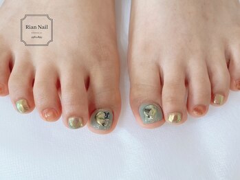リアンネイル 昭島(Rian Nail)/★フットネイルデザイン★