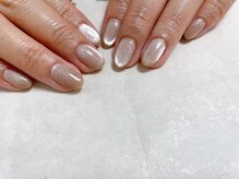 キキネイル たまプラーザ店(kikinail)/マグネットネイル　ベージュ