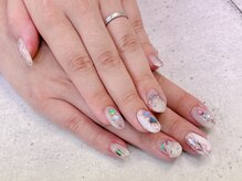 ネイル ビューティーマジック 葛西本店/シェルxミラーネイル