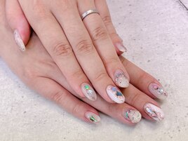 シェルxミラーネイル