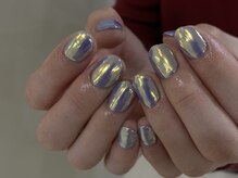 ニュイ 春日部(nuit)/ミラー・オーロラネイル¥7,500 &nbsp;