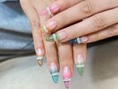 長さだし10本デザイン