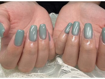 アクアマリン(AQUAMARINE)の写真/すべての年代に愛されるサロン☆シンプルなオフィスネイルを丁寧に仕上げ、あなたの指先を美しく彩ります！