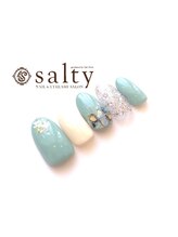 ネイルアンドアイラッシュサロン ソルティ 寺田町(salty)/シェルストーン