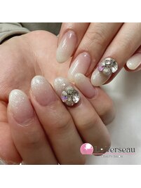 白グラデーション