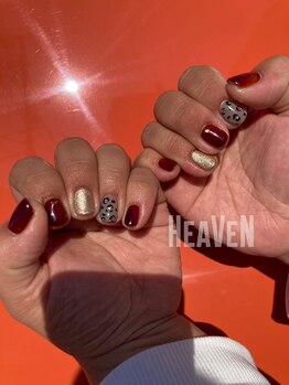 ネイルサロンヘヴン 国分店(Nail SaLoN Heaven)/ヒョウ柄ネイル
