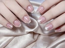 アトリエ ユニヴ(atelier univ.)/~ チークネイル(アレンジ込) ~