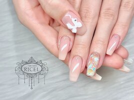 埋め尽くしネイル♪