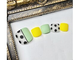 ドット柄×マット