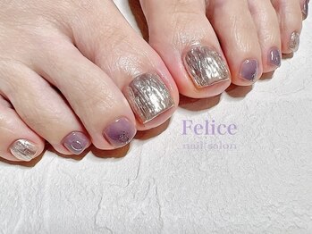 ☆nuance foot nail ￥8800☆