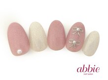 ネイルサロン アビー グランデュオ蒲田店(abbie)/ラフリボン¥9009