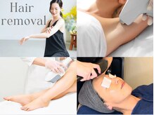 処理率を追求した2種類の脱毛機機搭載！一回でもわかる減毛効果