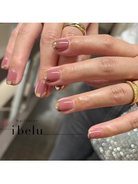 ミラーフレンチネイル