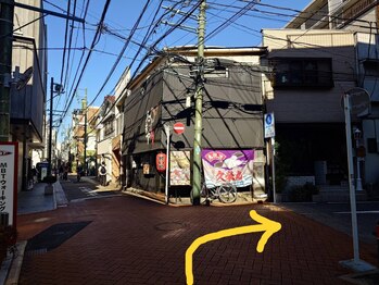 汐汲坂ストレッチ 横浜元町本店/JR石川町駅からの経路