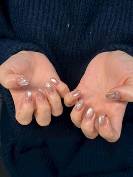 シオ 錦糸町(sio.)の写真/《韓国シンプル》透明感×ナチュラル定額 ¥6500★トレンドの色味・質感を取り入れた上品な韓国デザイン♪