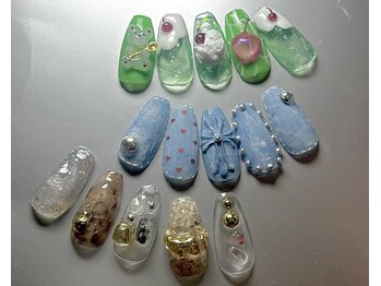 ネイル ブーマー(Nail BOOMER)の写真/【BOOMERデザイン★持ち込みOK（フィルイン）】個性派さんも大歓迎★周りと差がつくネイルを♪