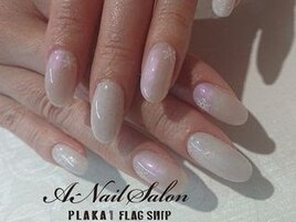 21/1/7　雪の結晶nail