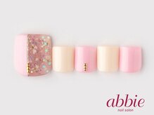 ネイルサロン アビー 宮益坂店(abbie)/ドライフラワーフット　￥12914